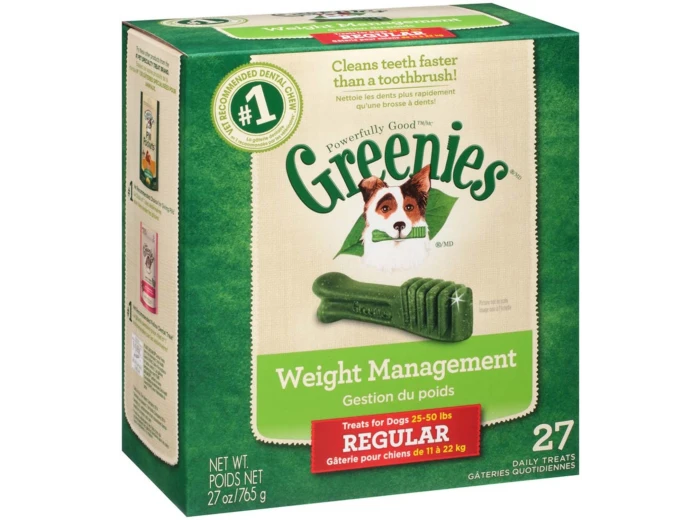 Greenies Weight Management Dog Dental Treats Regular 1ea/27 oz, 27 ct