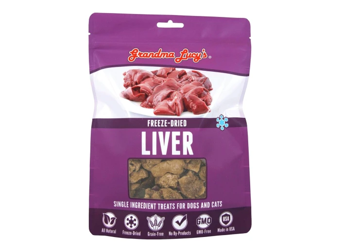 Grandma Lucys Dog Freeze Dried Liver Treat 3 oz..