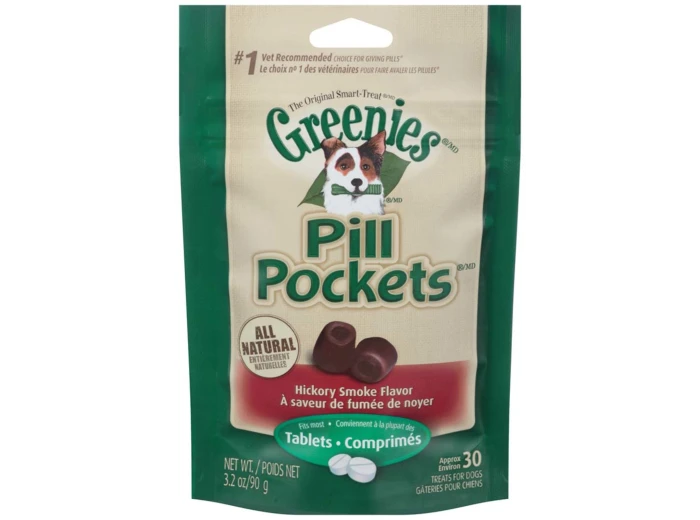 Greenies Pill Pockets for Tablets Hickory Smoke 1ea/30 ct, 3.2 oz