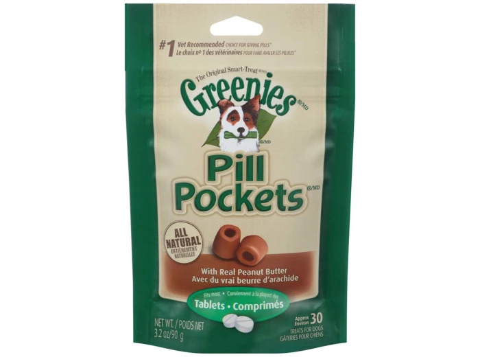 Greenies Pill Pockets for Tablets Peanut Butter 1ea/30 ct, 3.2 oz