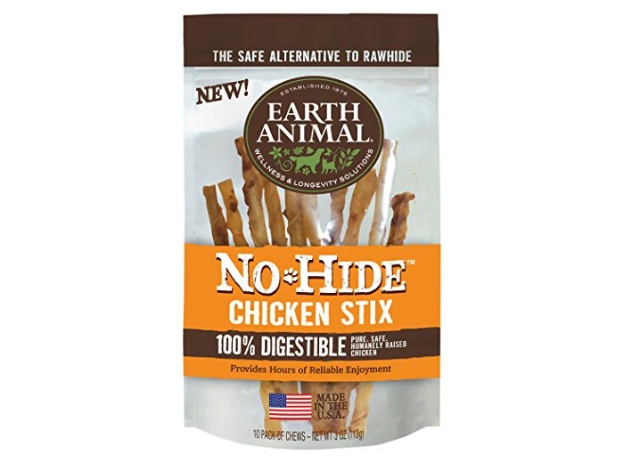 Earth Animal No Hide Chicken Stix Dog Treats; 10 Pack