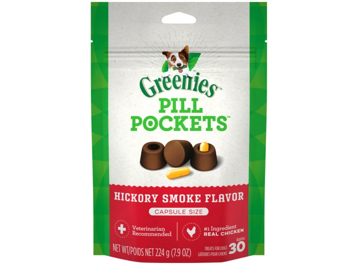 Greenies Pill Pockets for Capsules Hickory Smoke 1ea/30 ct, 7.9 oz