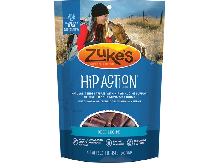 Zukes Dog Hip Action Beef 1Lb