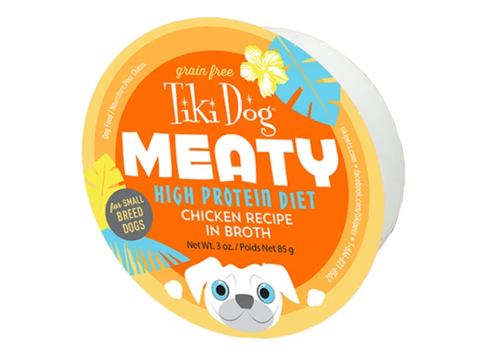 Tiki Pets Dog Mighty Chicken 3oz. (Case of 4)