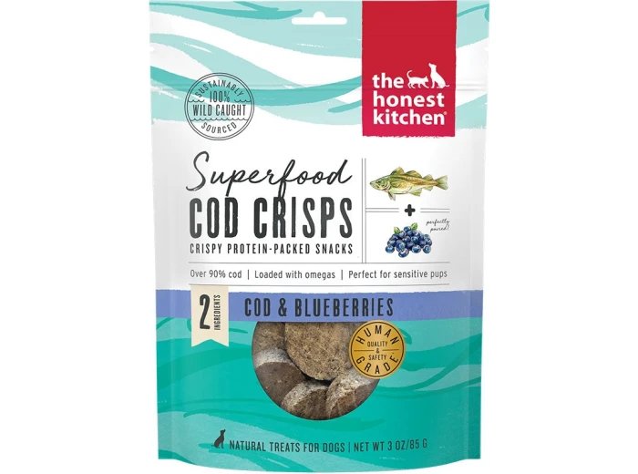 Honest Kitchen Dog Superfood Grain Free Cod Blueberry 3oz.