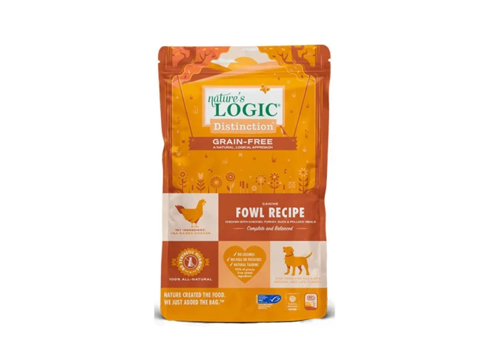 Natures Logic Dog Distinction Grain Free Fowl 4.4Lb