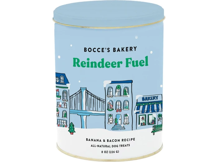 Bocces Bakery Dog Tin Reindeer 8oz.