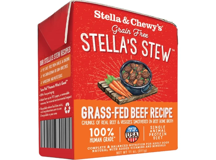 Stella and Chewys Dog Stew Grass Fed Beef 11oz. (Case of 12)