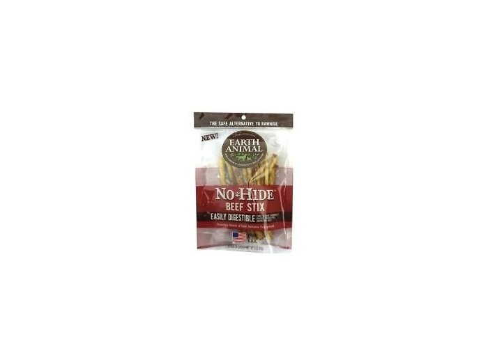 Earth Animal No Hide Beef Chews Dog Treats; 10 Pack - Small