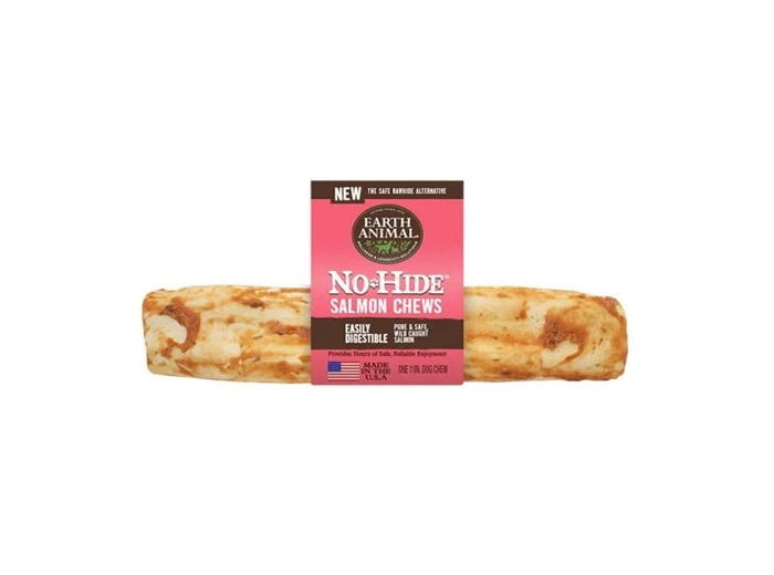 Earth Animal No Hide Chews- Salmon Large (Case Of 12)