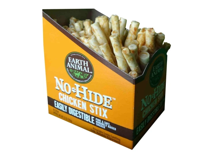 Earth Animal No Hide Chicken Stix Dog Treats;90 Count