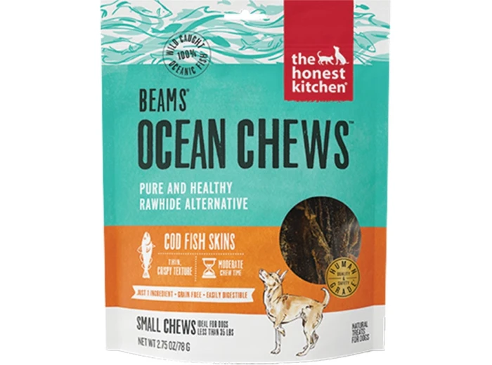 The Honest Kitchen Dog Beams Ocean Chews Cod Small 2.75oz.