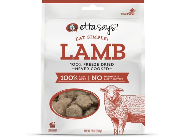 Etta Says! Eat Simple 100% Freeze Dried Lamb Dog Treats Lamb 1ea/2.5 oz