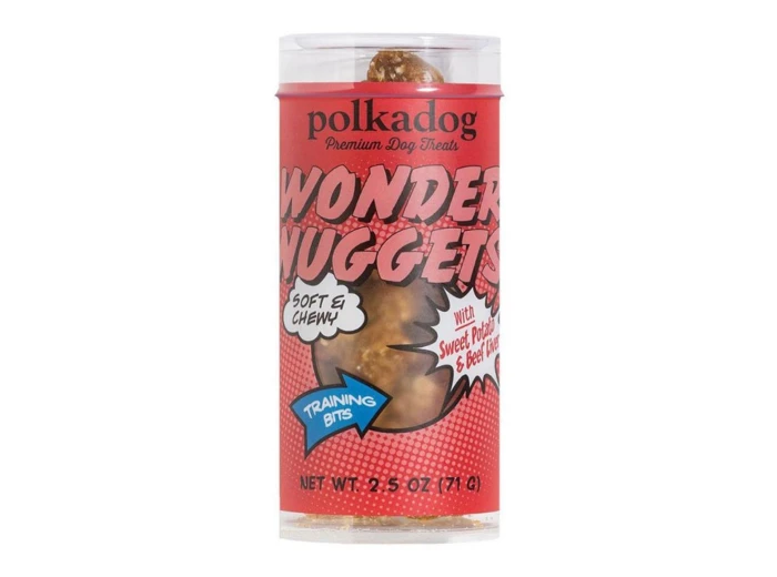Polka Dog Wonder Nuggets Beef Sweet Potato Mini 2.5oz.