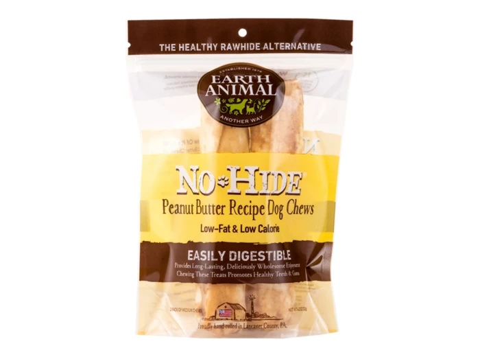 Earth Animal No Hide Chews Peanut Butter Medium (2 Pack)