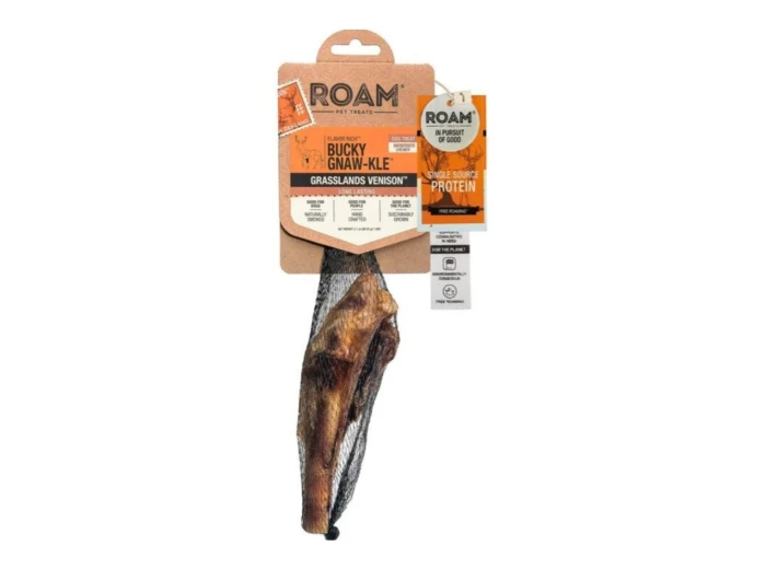 Roam Bucky Gnaw-Kle Grassland Venison 1 Pk