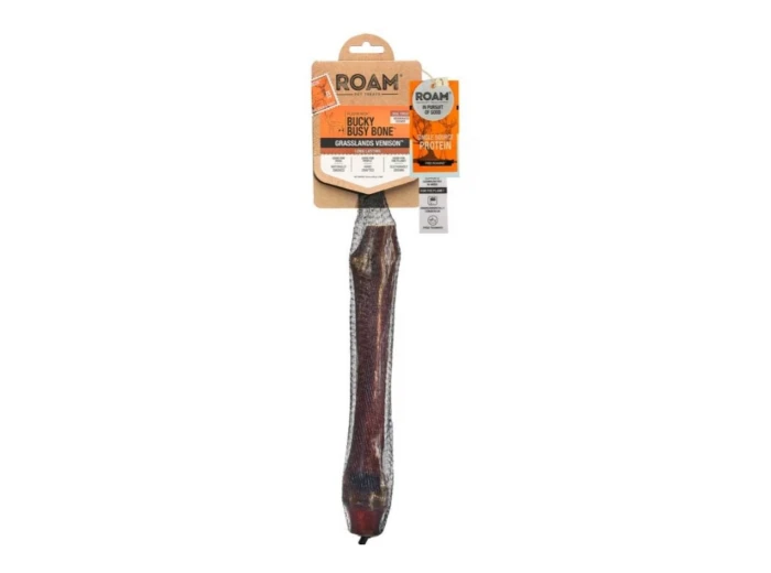 Roam Bucky Busy Bone Grassland Venison 1 Pk