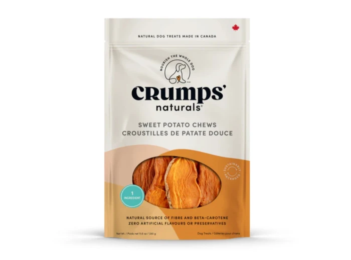 Crumps Naturals Dog 5.6oz. Sweet Potato Chews