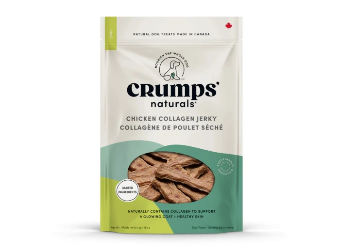 Crumps Naturals Dog 5.4oz. Chicken Collagen Jerky