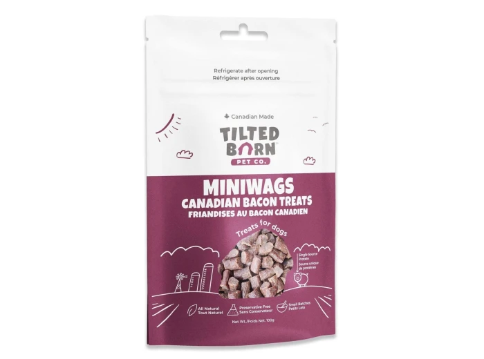 Tilted Barn Miniwags Dog 3.53oz. Canadian Bacon