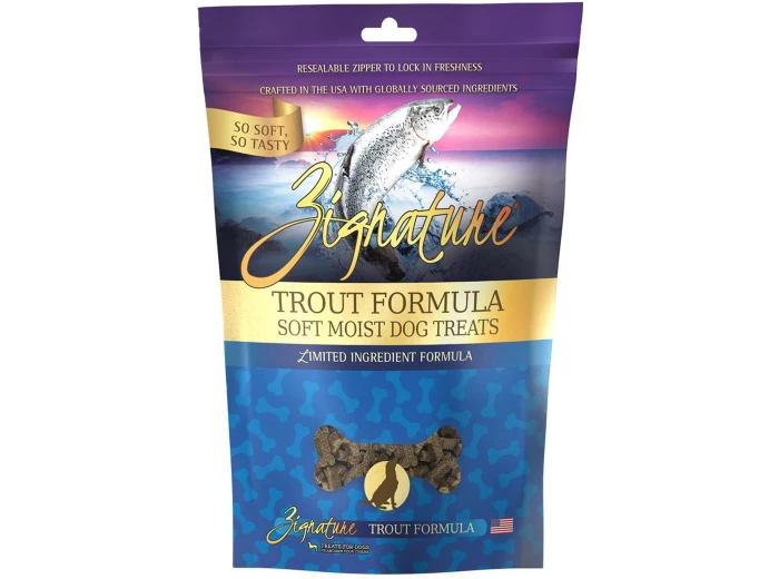 Zignature Dog 4oz. Trout Soft Moist Treat