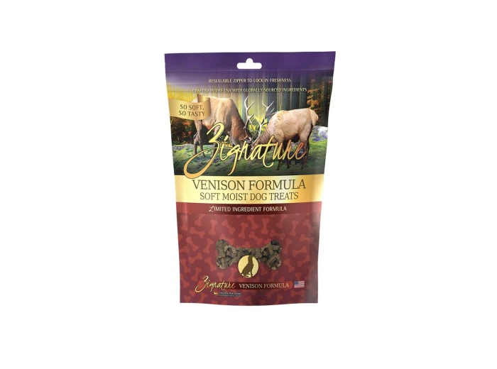 Zignature Dog 4oz. Venison Soft Moist Treat