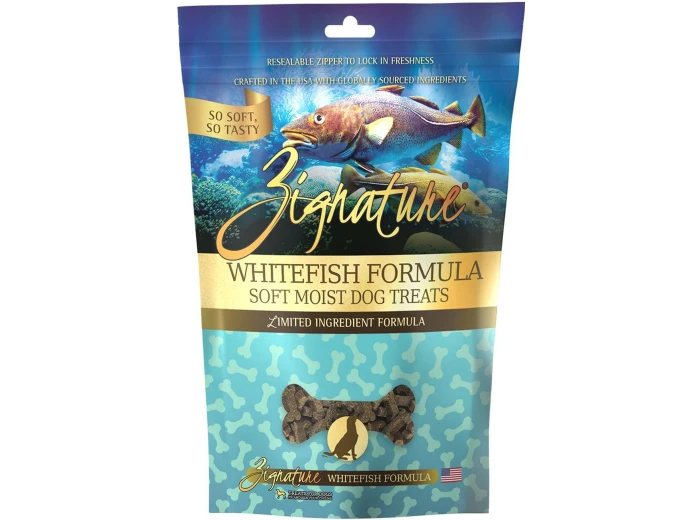 Zignature Dog 4oz. Whitefish Soft Moist Treat