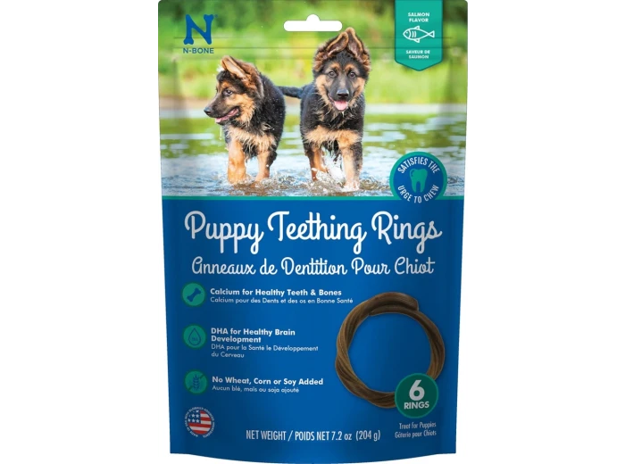 Nbone Dog Teething Ring Salmon 6 Pack