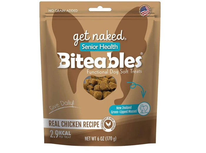 Get Naked Dog Biteables Senior Health Functional Soft Treats 6oz.
