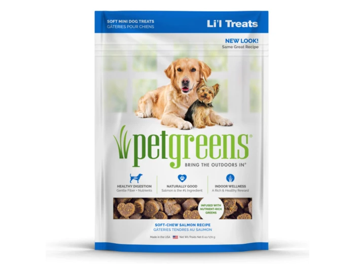 Pet Greens Li'l Treats Soft Mini Dog Treats Salmon 1ea/6 oz