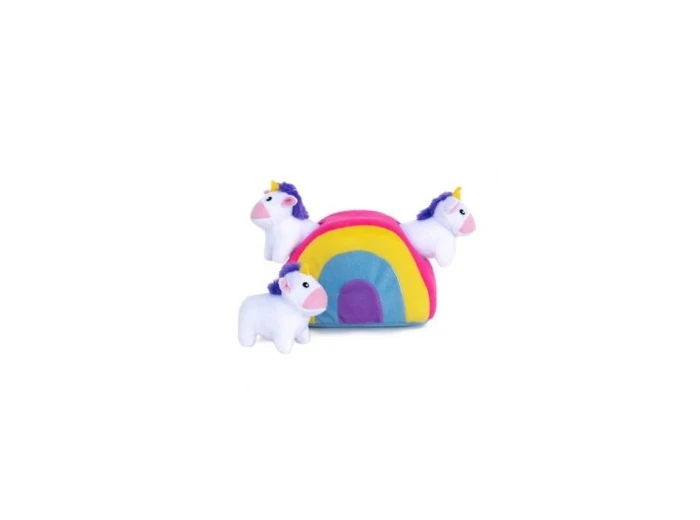 ZippyPaws Zippy Burrows - Unicorns in Rainbow