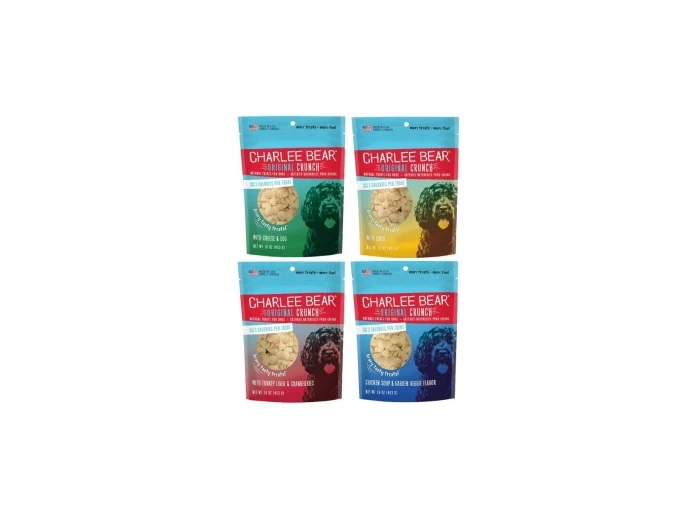 Charlee Bear Original Crunch Dog Treats 16 oz Liver