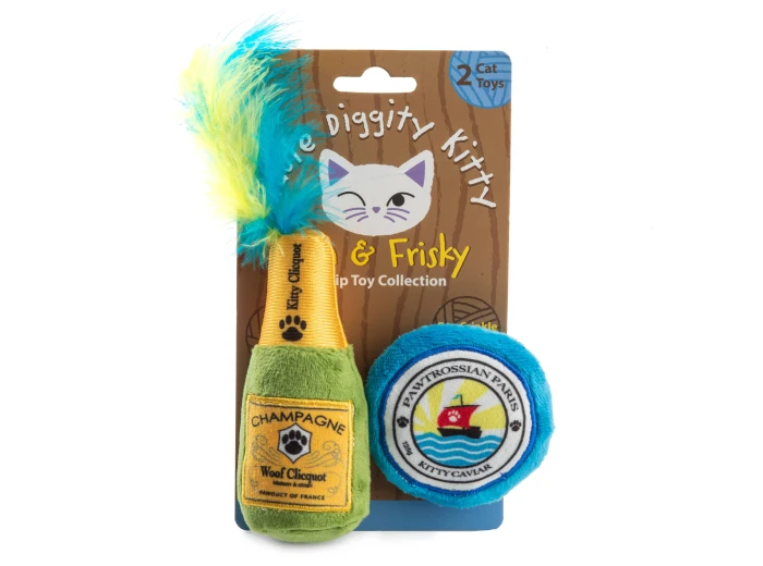 Kitty Clicquot (Bottle & Caviar) Organic Catnip