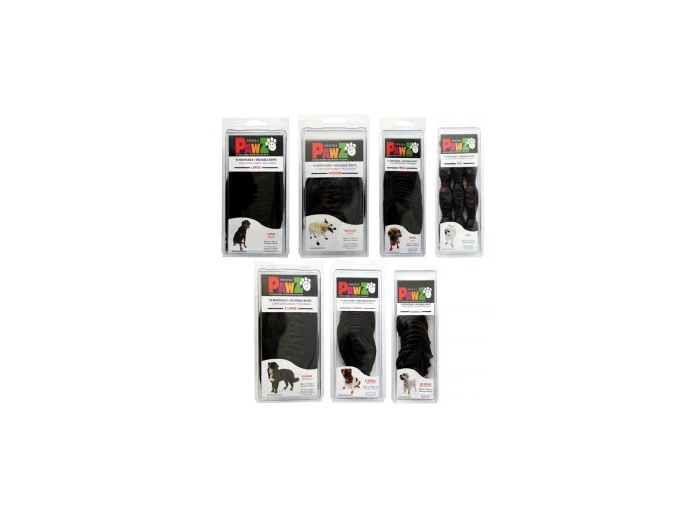Pawz Dog Boots in Black XXSmall