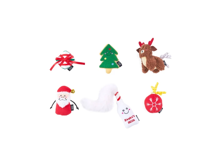 ZippyClaws Holiday 6-Pack - Christmas Classics - Cat Toy