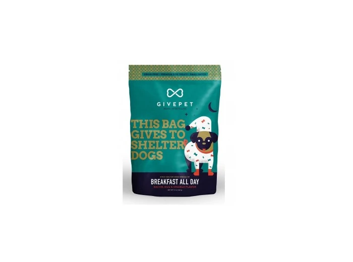 GivePet Crunchy Dog Treats Breakfast All Day 12 Oz.
