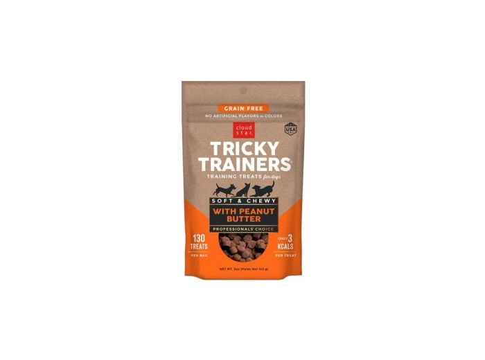 Cloud Star Chewy Tricky Trainers Grain Free - Peanut Butter 5 oz.