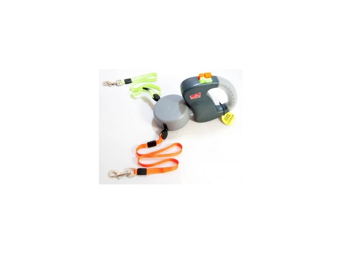 Wigzi Gel Leash - Dual Doggie Retractable