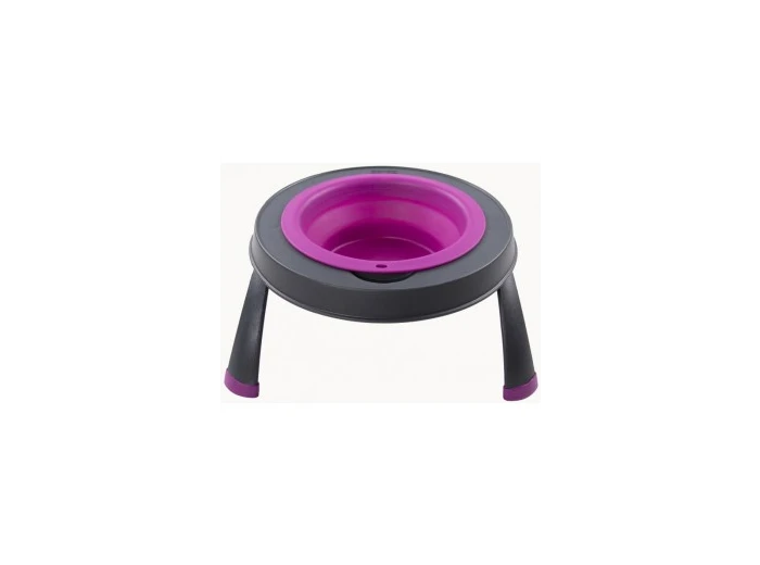Dexas Single Elevated Feeder Pink 4 Cup