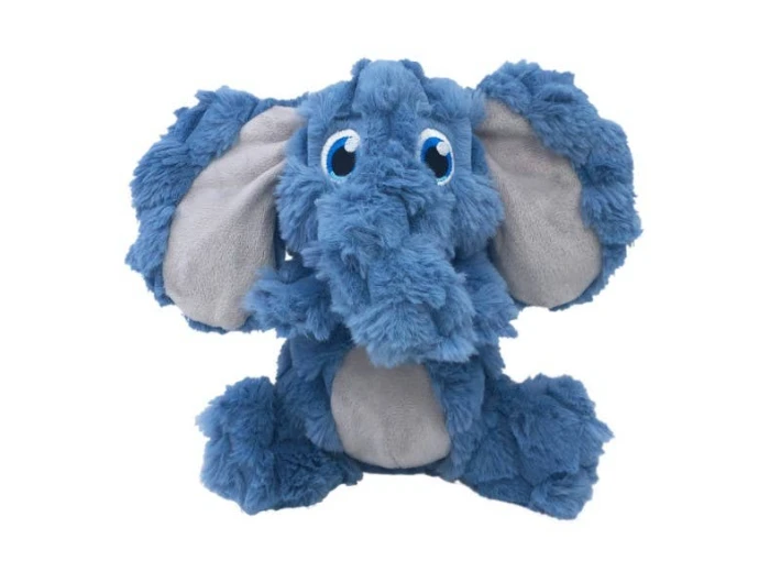 KONG® Scrumplez Elephant Dog Plush Toy Medium