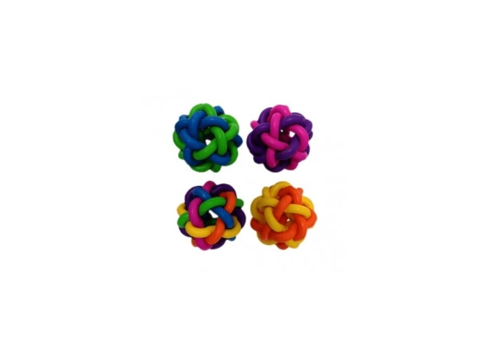 Multipet Nobbly Wobbly Rubber Assorted Colors Small