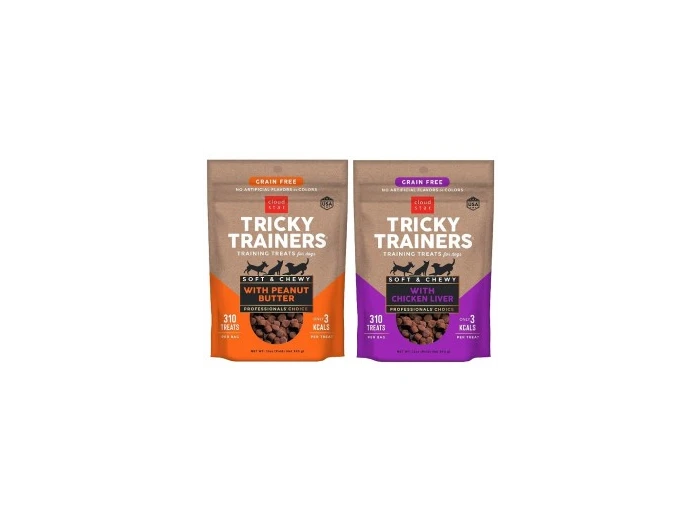 Cloud Star Grain Free Tricky Trainers Chewy Treats 12oz Peanut Butter