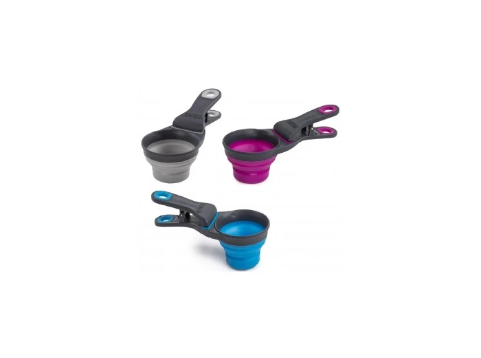 Dexas Collapsible KlipScoop 2 Cup Light Grey