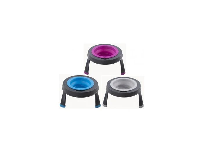 Dexas Elevated Single Feeder 4 Cup Pro Blue