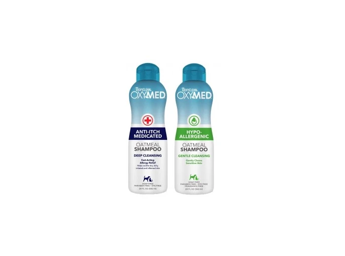 TropiClean OxyMed Medicated Shampoo 20 oz Hypo-Allergenic