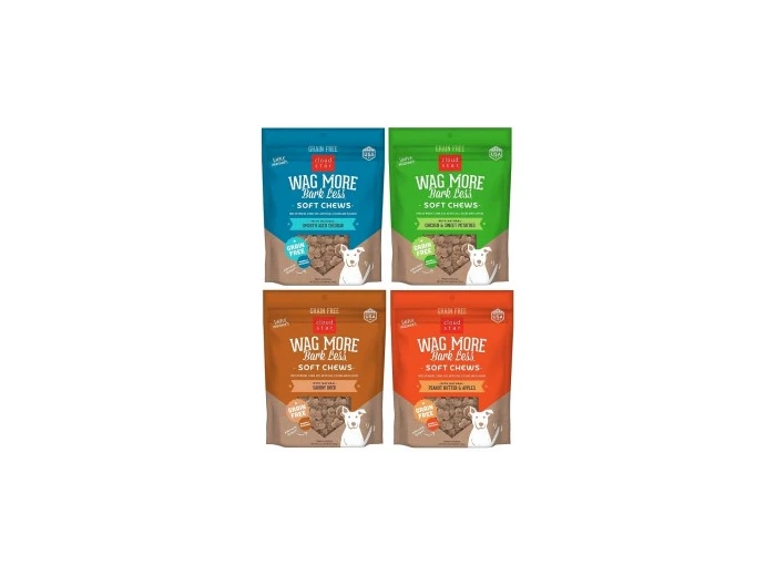 Cloud Star Wag More Bark Less Soft & Chewy Treats 5 oz Chicken & Sweet Potato