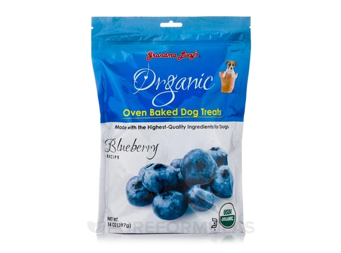 Grandma Lucys Dog Organic Baked Blueberry Treat 14 oz.