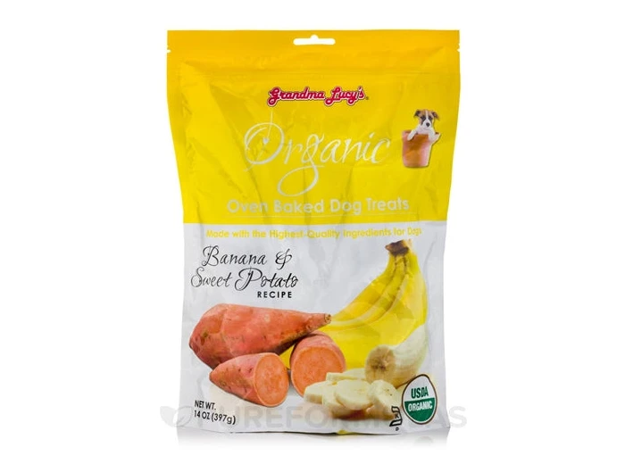 Grandma Lucys Dog Organic Baked Banana Treat 14 oz.