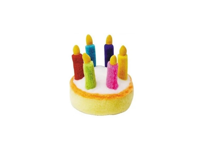 Multipet 6 Candle Birthday Cake