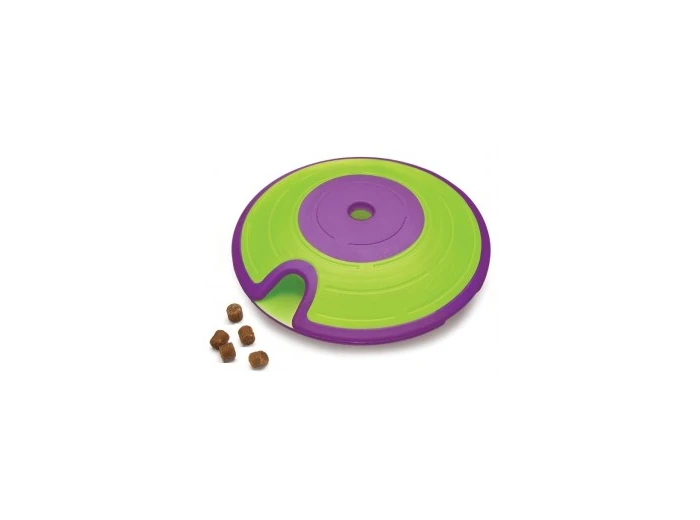 Nina Ottosson Treat Maze Interactive Puzzle Dog Toy, Green - Level 2 (Intermediate)